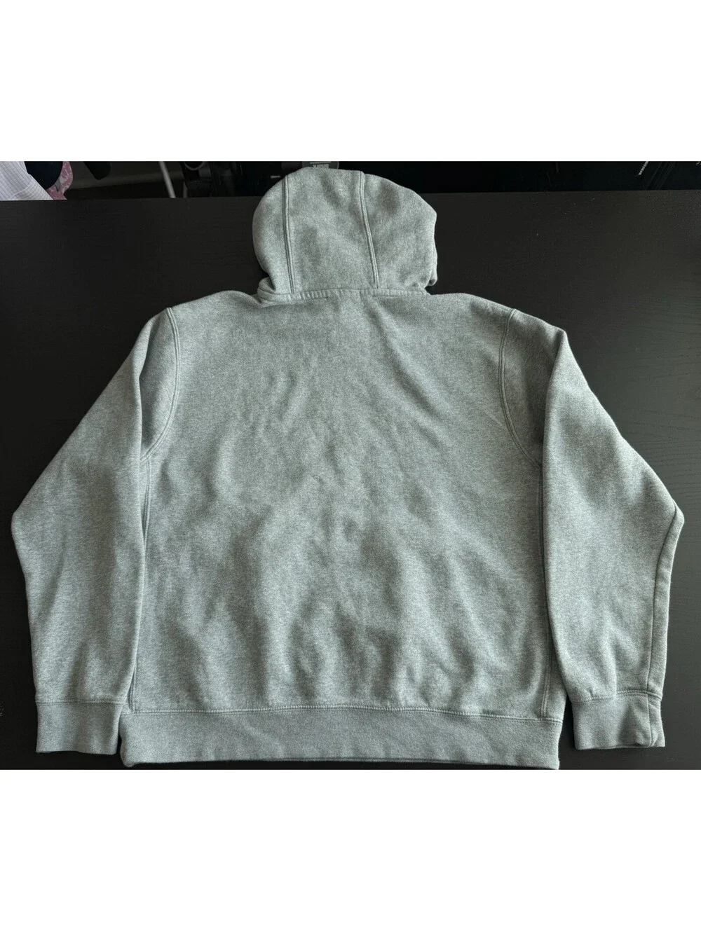Nike Sportswear Club Medium Cotton Fleece Hoodie Gray Pullover Classic